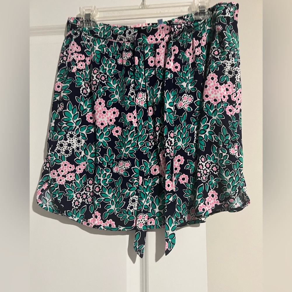 Draper James Floral Skirt w tie